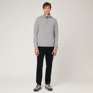 Men's Cashmere Half Zip Sweater