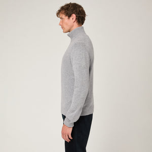 Men's Cashmere Half Zip Sweater