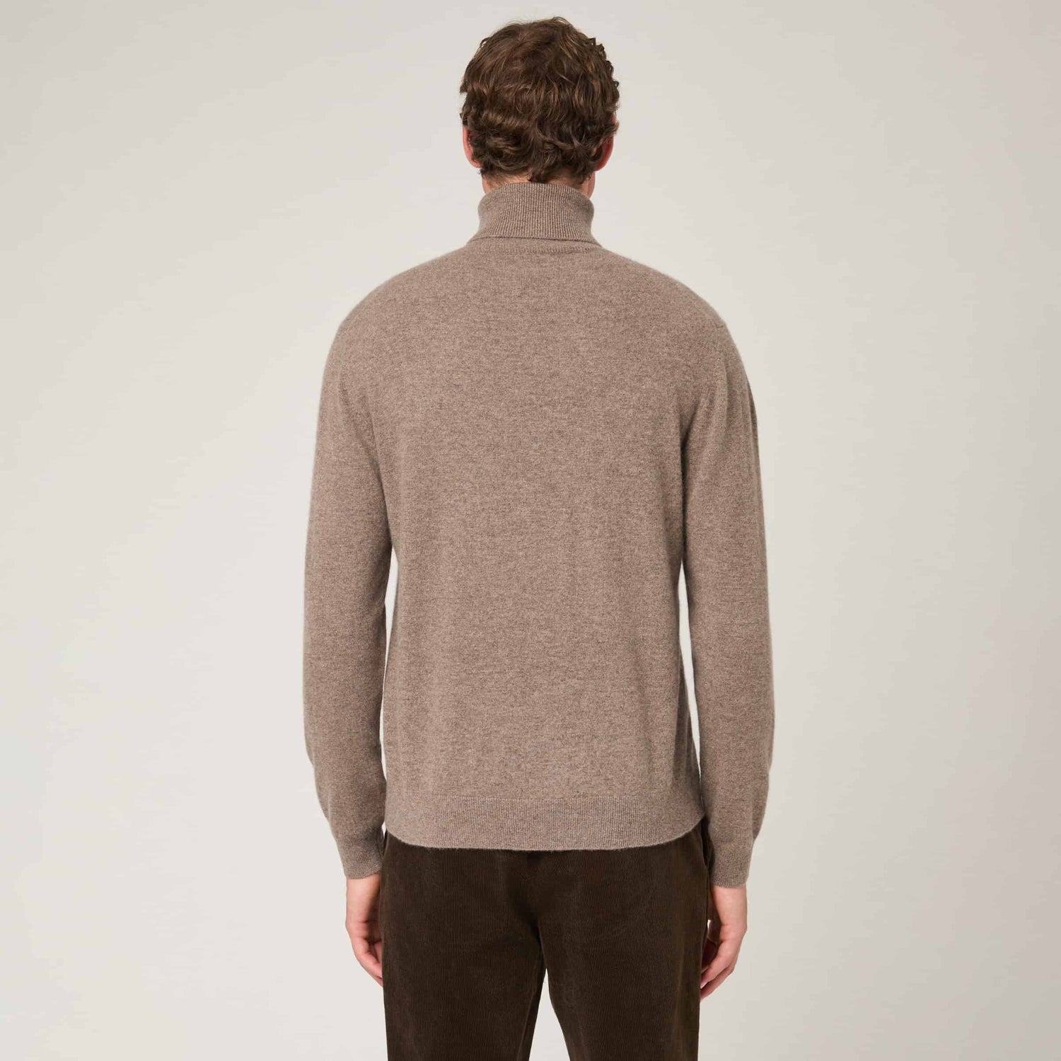 Men's Cashmere Roll Neck Sweater