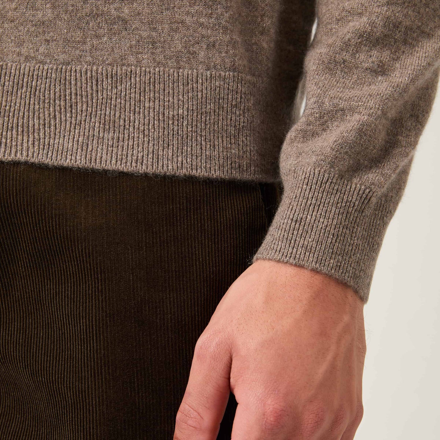 Men's Cashmere Roll Neck Sweater