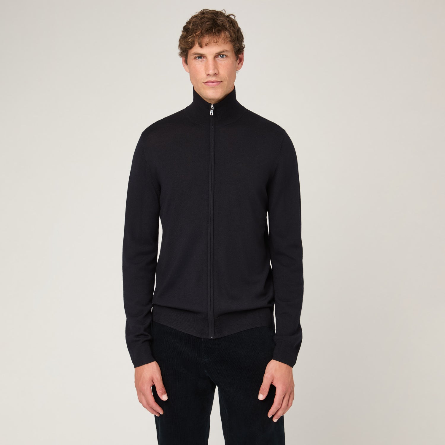 Men's Merino Full Zip Cardigan