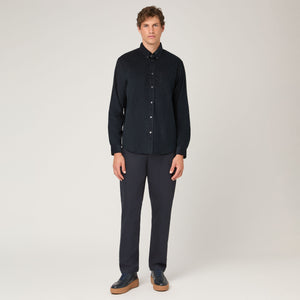 Men's Relaxed Button Down Corduroy Shirt
