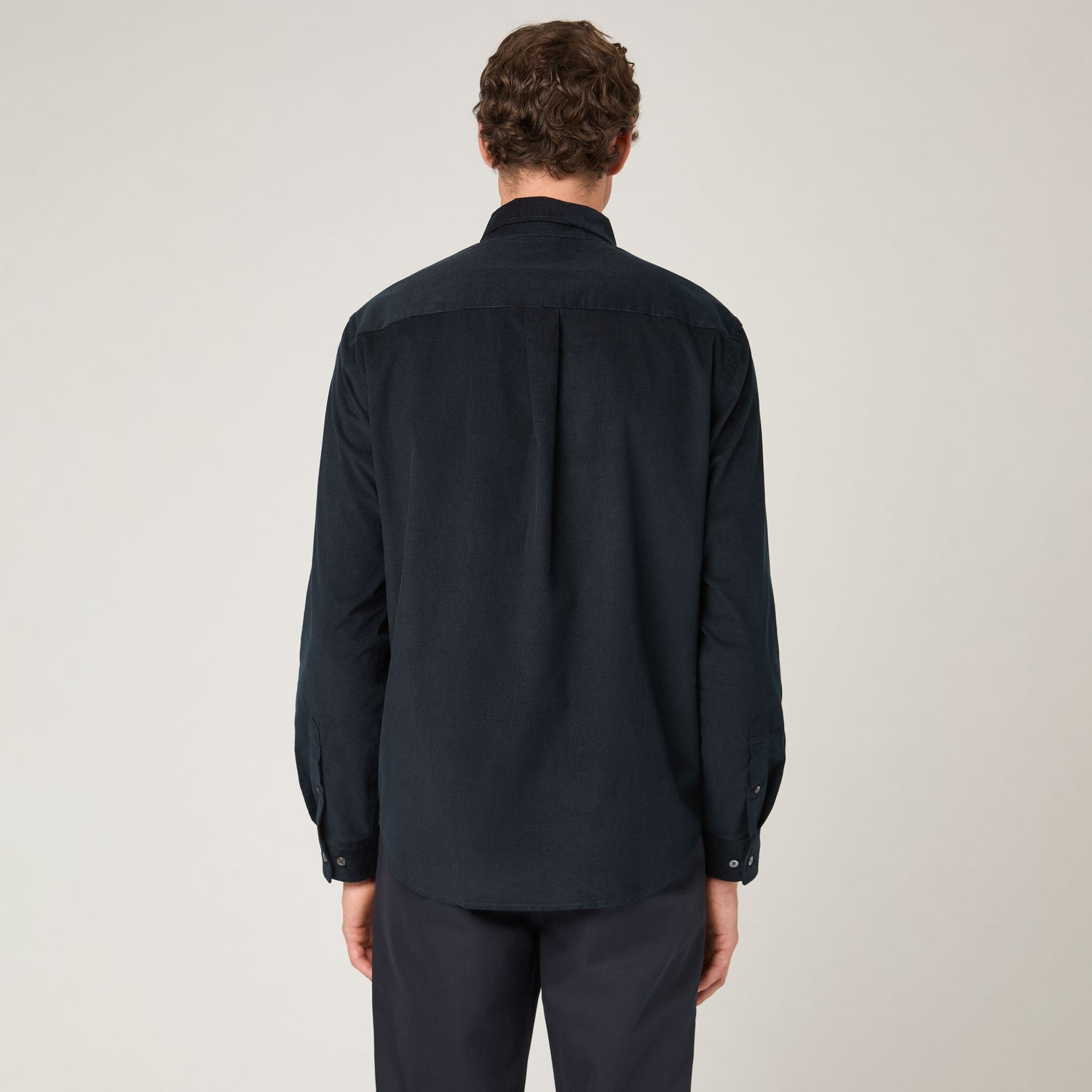 Men's Relaxed Button Down Corduroy Shirt