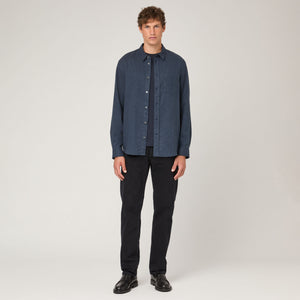 Men's Relaxed Cotton Flannel Shirt