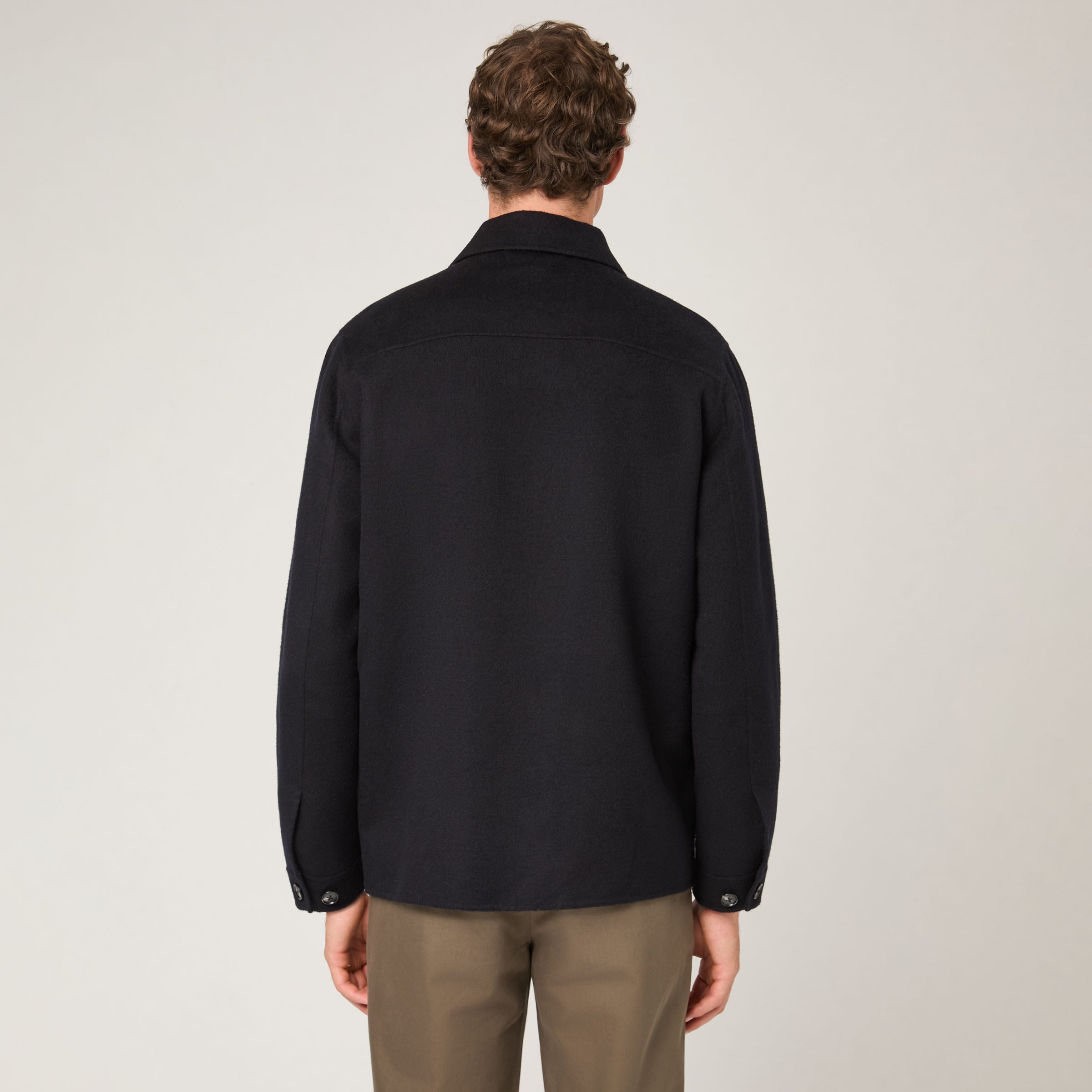 【極美品】HUMAN MADE WOOL OVERSHIRT L 黒グレー 超人気美品】HUMAN MADE WOOL OVERSHIRT L 黒グレー