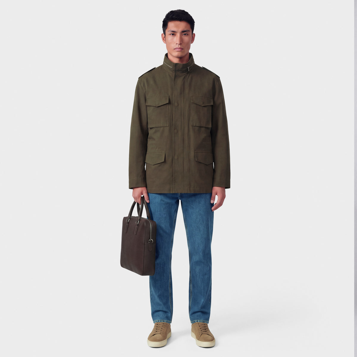 Men's Cotton-Twill Field Jacket