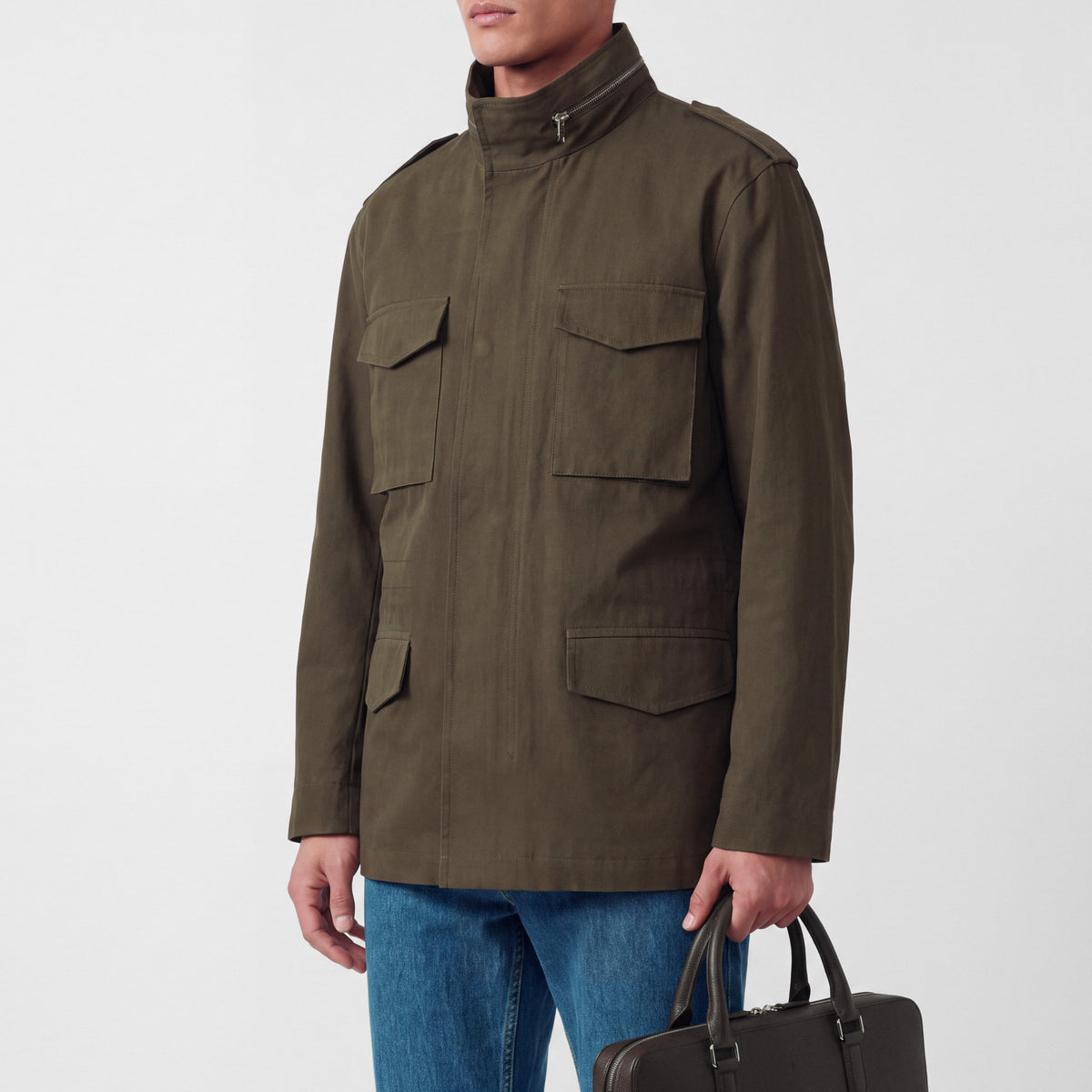 Men's Cotton-Twill Field Jacket