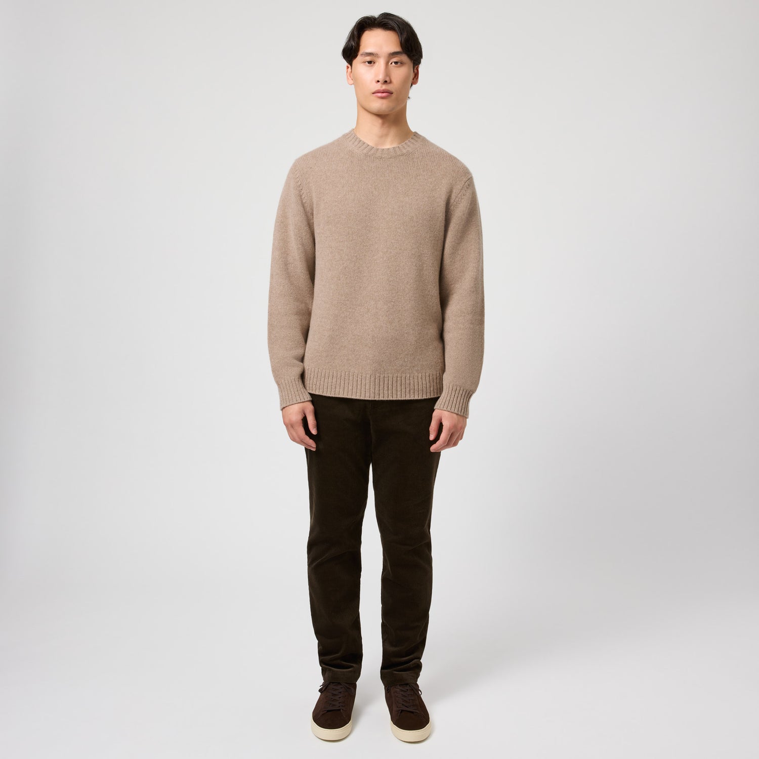 Men's Heavy Cashmere Crewneck Sweater