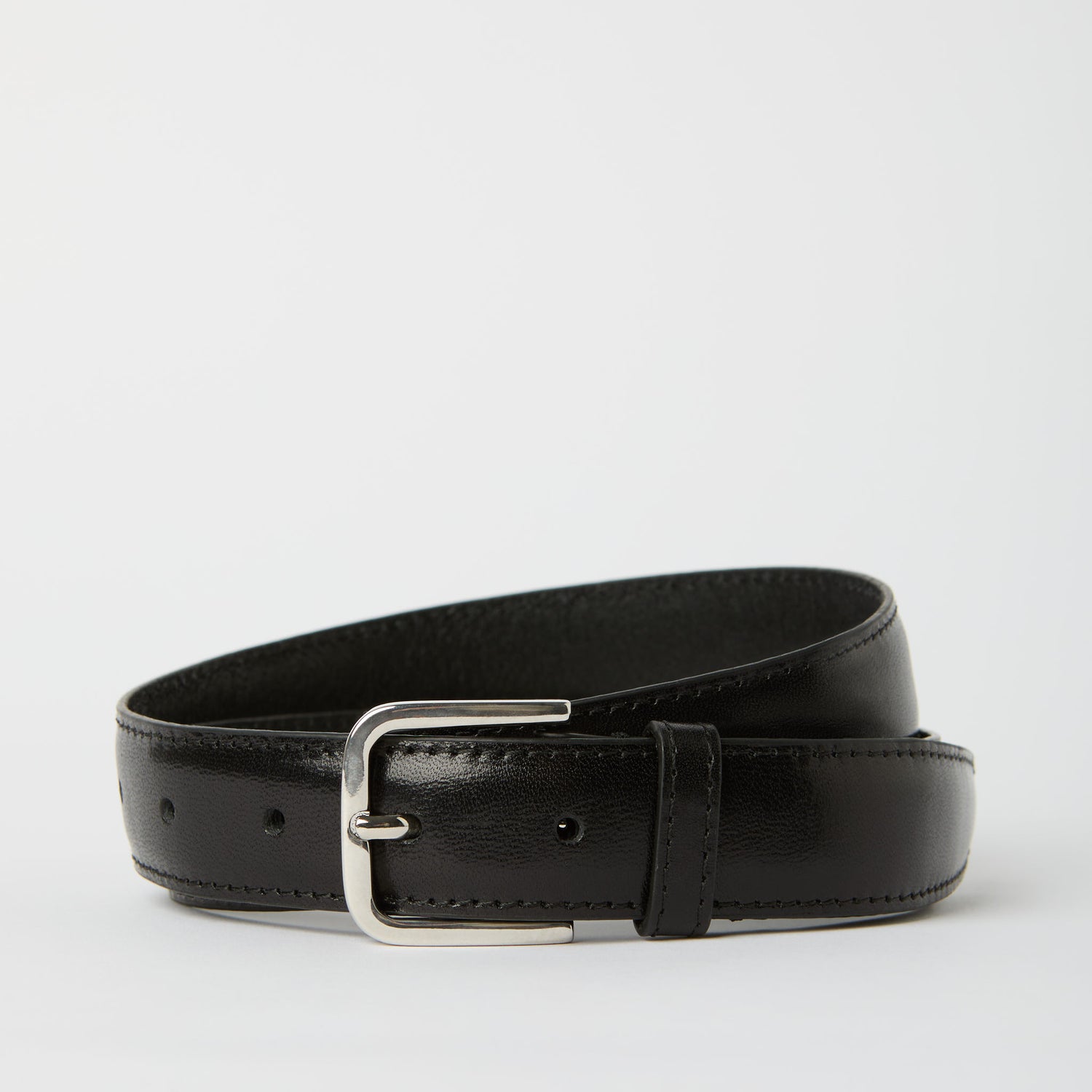 Herrbälte i läder 30 mm