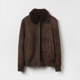 Men's Shearling Bomber Jacket