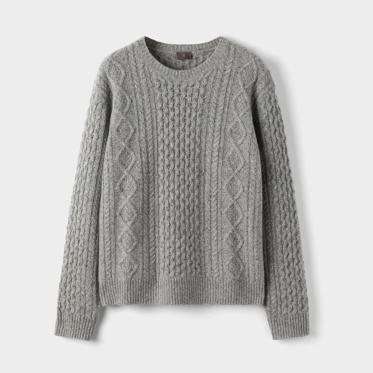 Men's Cashmere Cable Knit Sweater