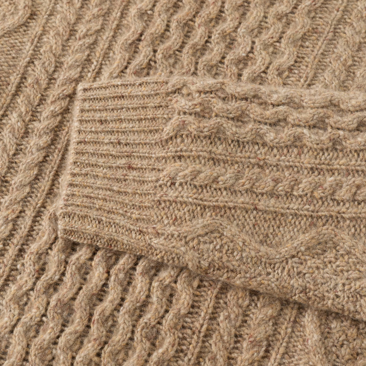 Men's Cashmere Cable Knit Sweater
