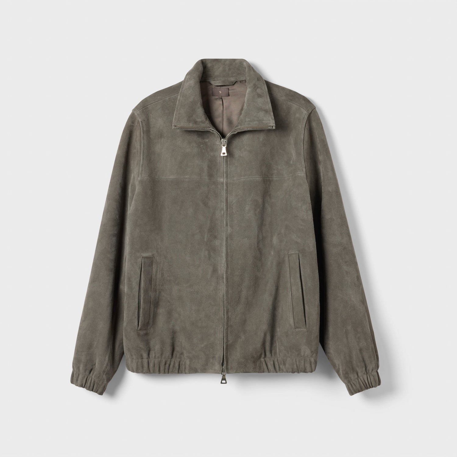 Men's Suede Bomber Jacket