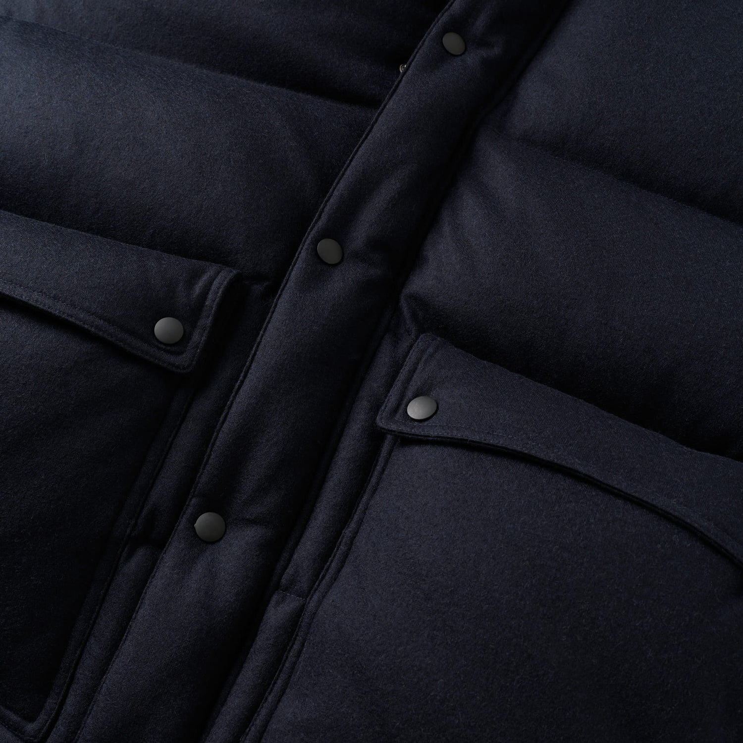 Men's Hooded Wool Goose Down Puffer