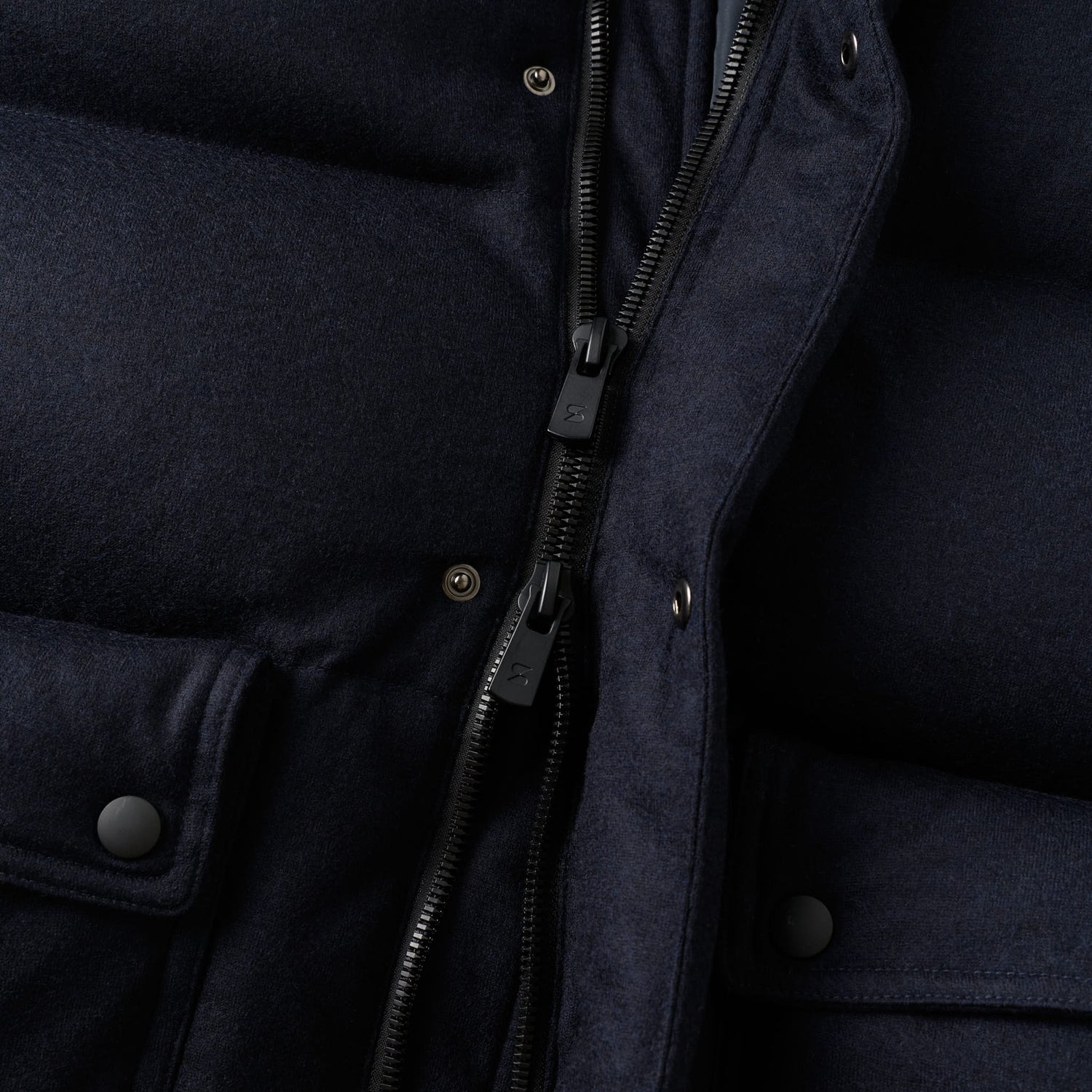 Men's Hooded Wool Goose Down Puffer