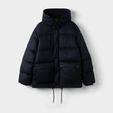Men's Hooded Wool Goose Down Puffer