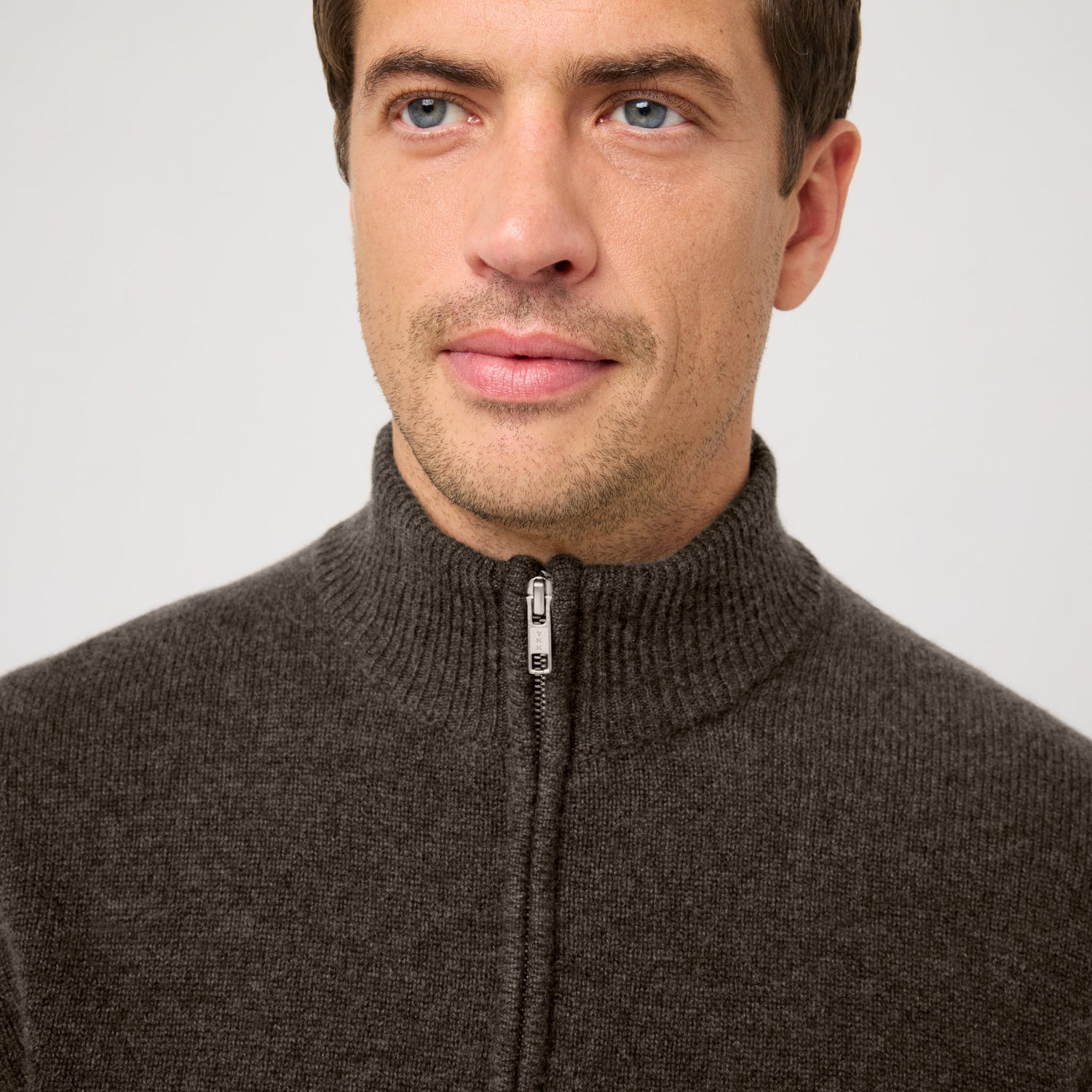 Men's Cashmere Half Zip Sweater