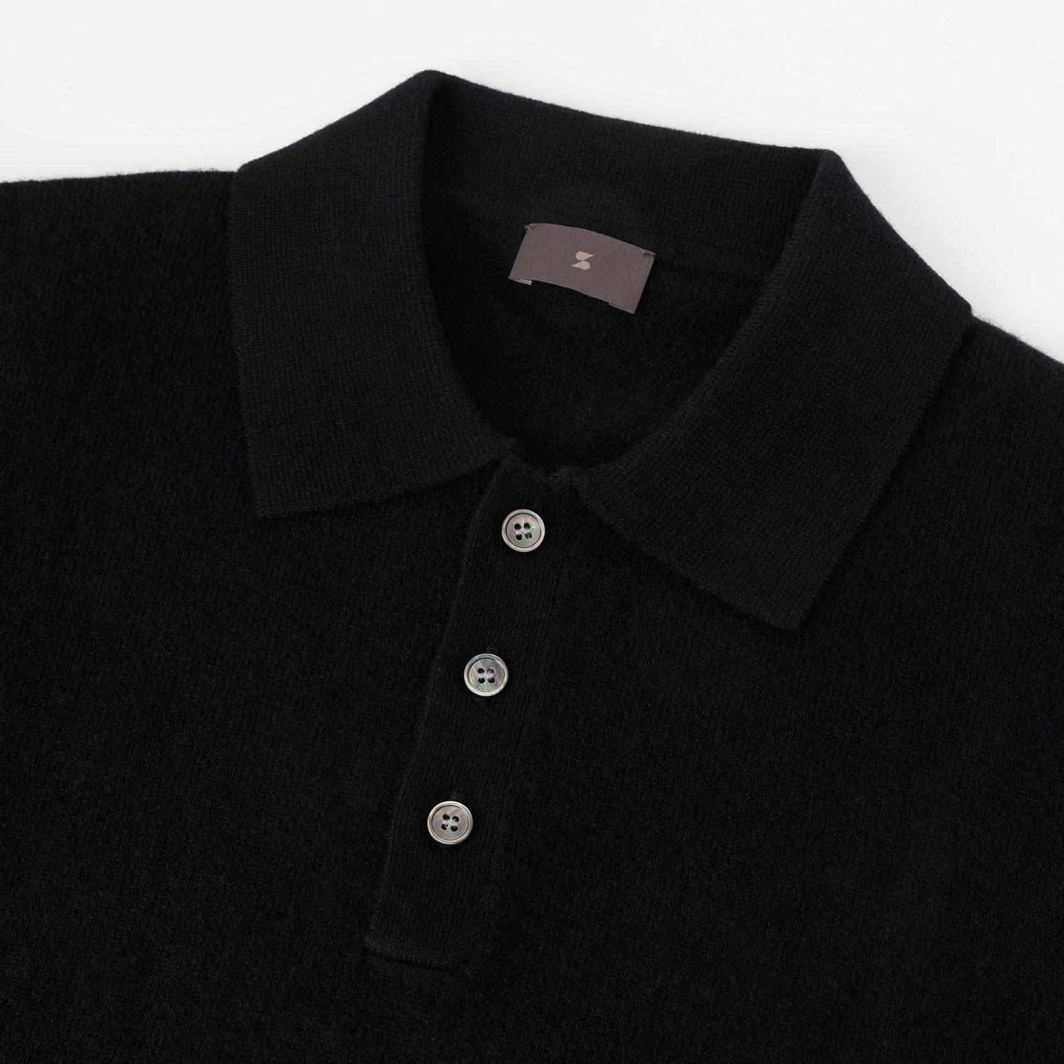 Men's Cashmere Polo Sweater