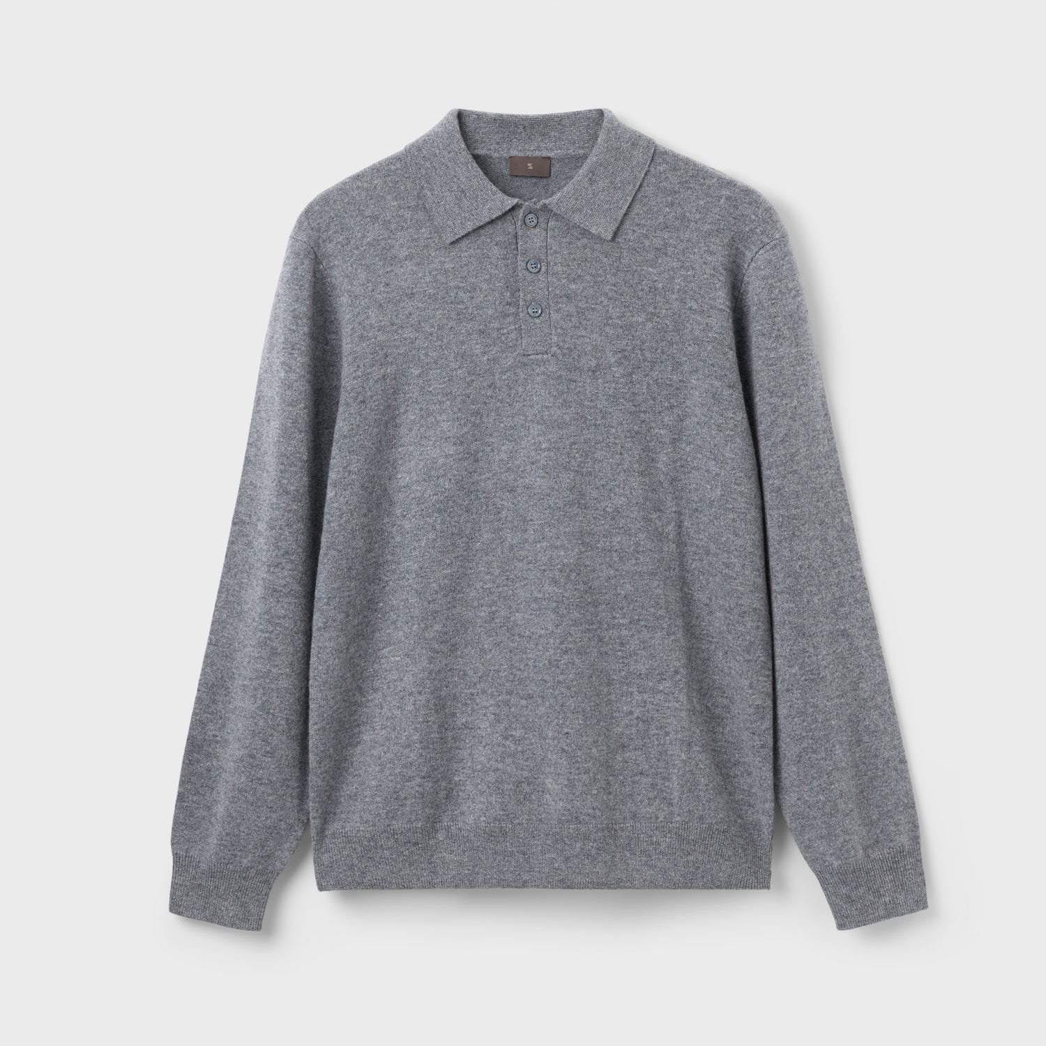 Men's Cashmere Polo Sweater