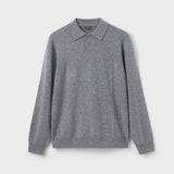 Men's Cashmere Polo Sweater