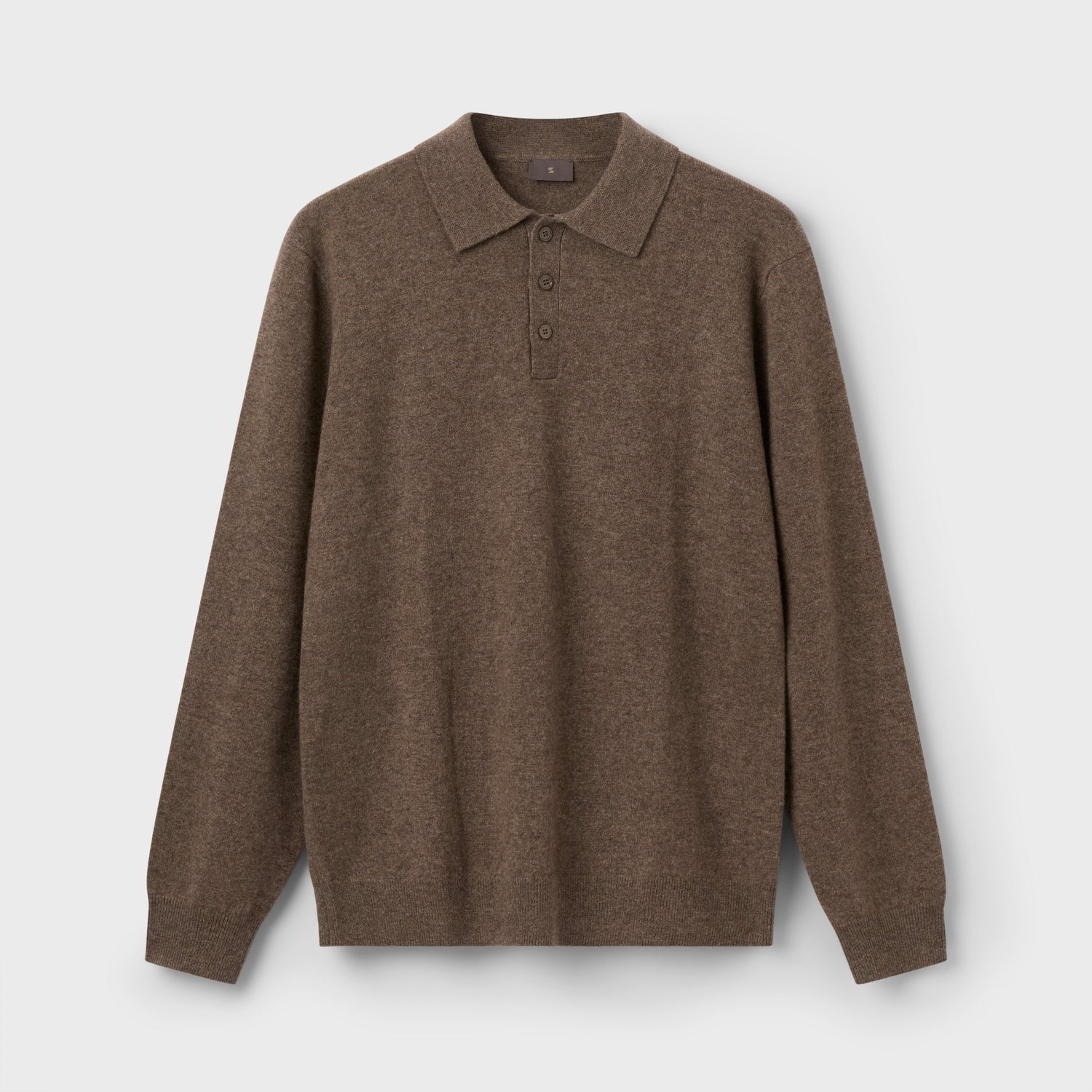 Men's Cashmere Polo Sweater