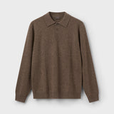 Men's Cashmere Polo Sweater