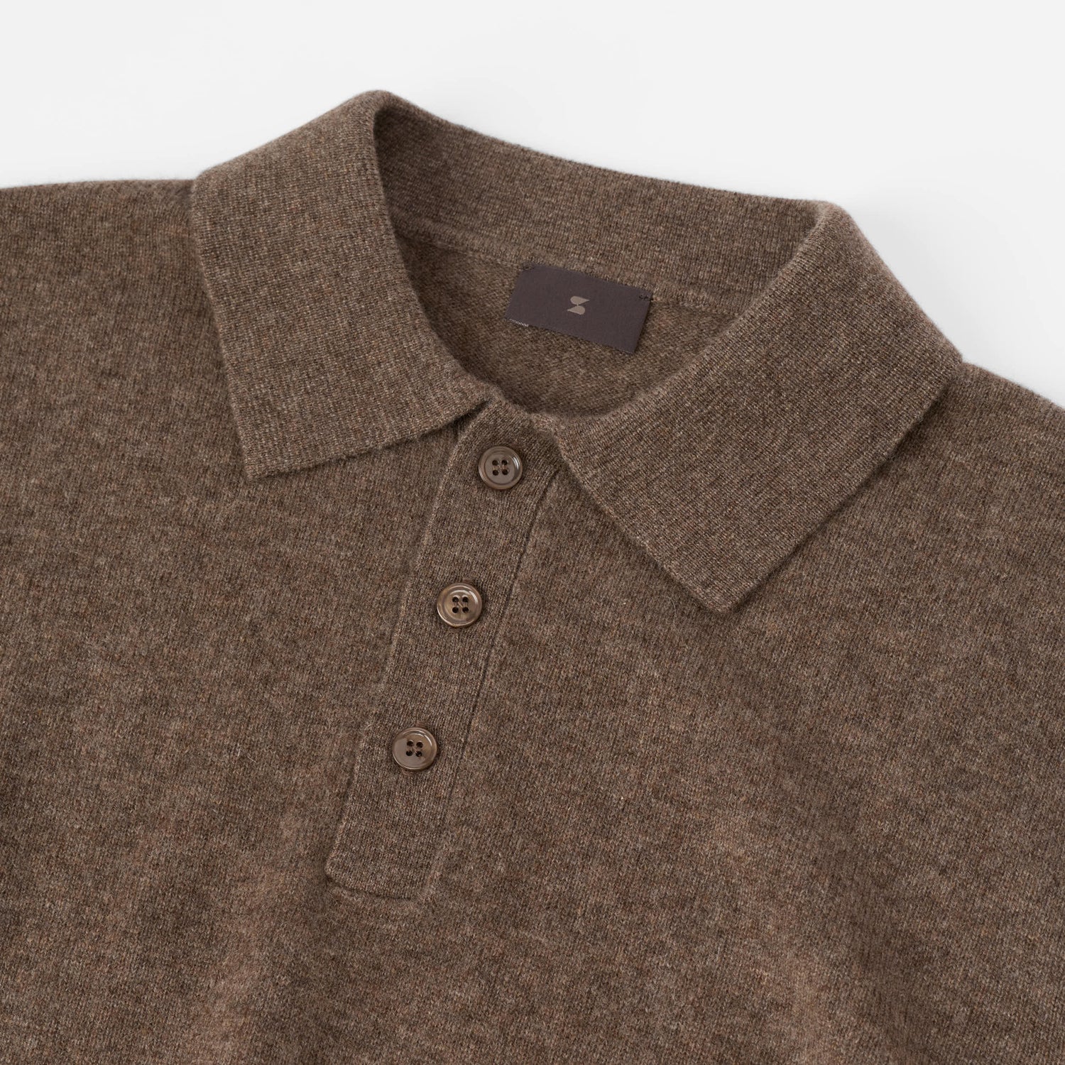 Men's Cashmere Polo Sweater