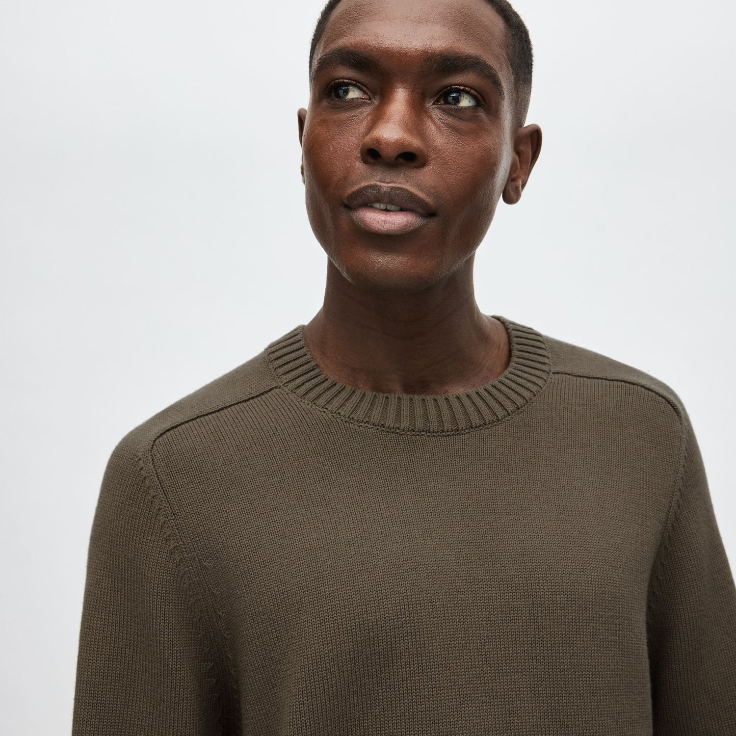 Men's Cotton-Cashmere Crewneck Sweater