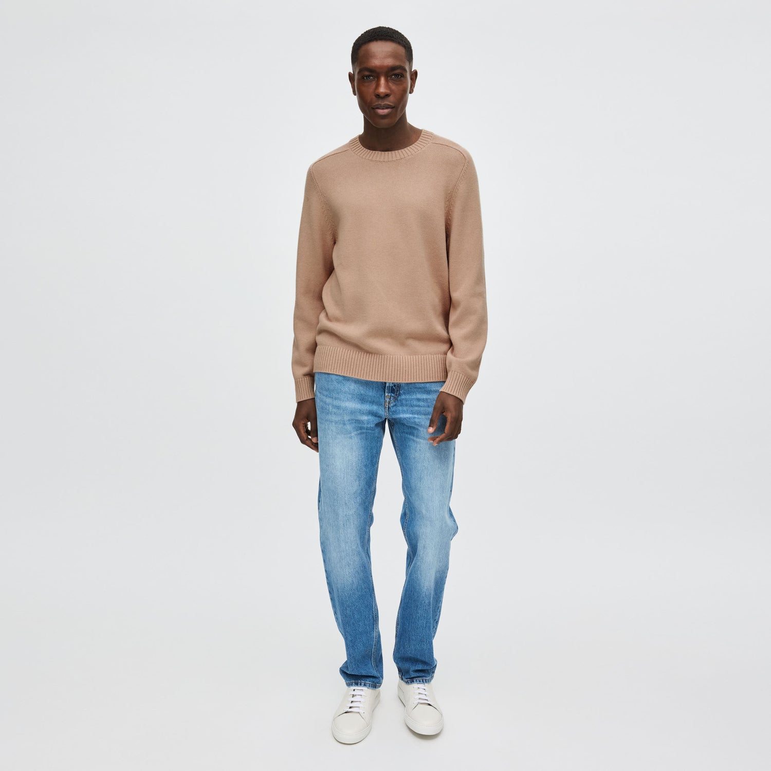 Men's Cotton-Cashmere Crewneck Sweater