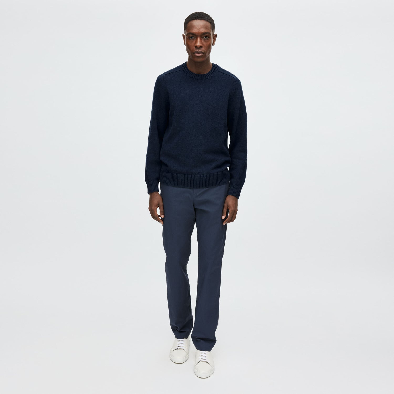 Men's Cotton-Cashmere Crewneck Sweater