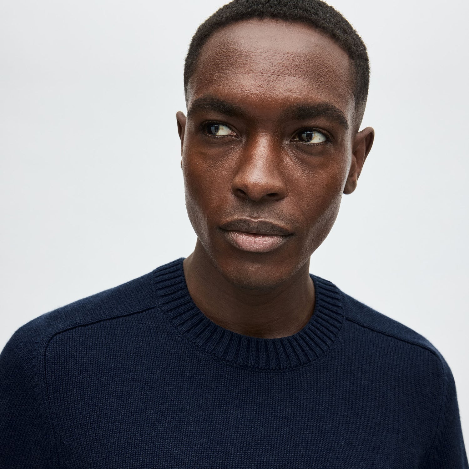 Men's Cotton-Cashmere Crewneck Sweater