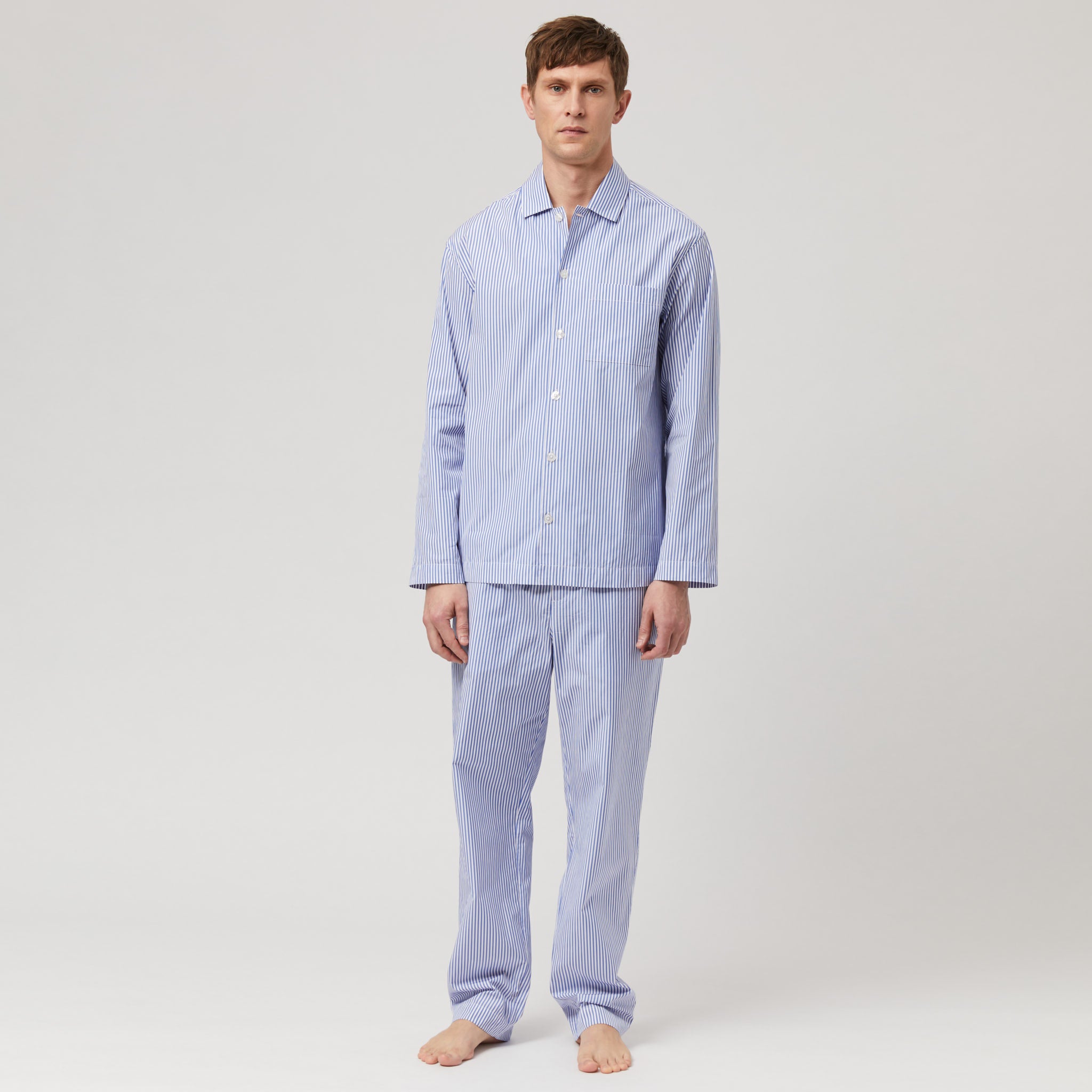 Mens poplin pyjamas sale