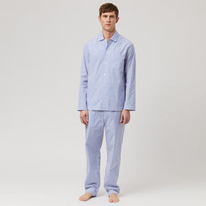 Men's Cotton-Poplin Pyjama Shirt