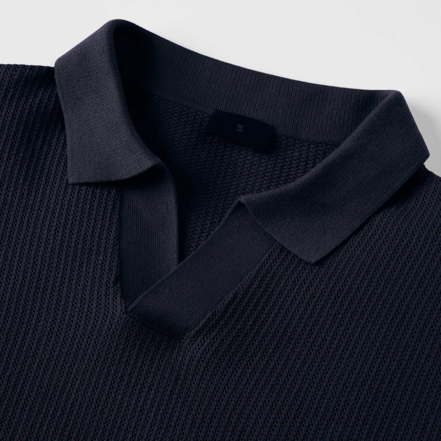 Men's Mercerized Cotton Pointelle Polo