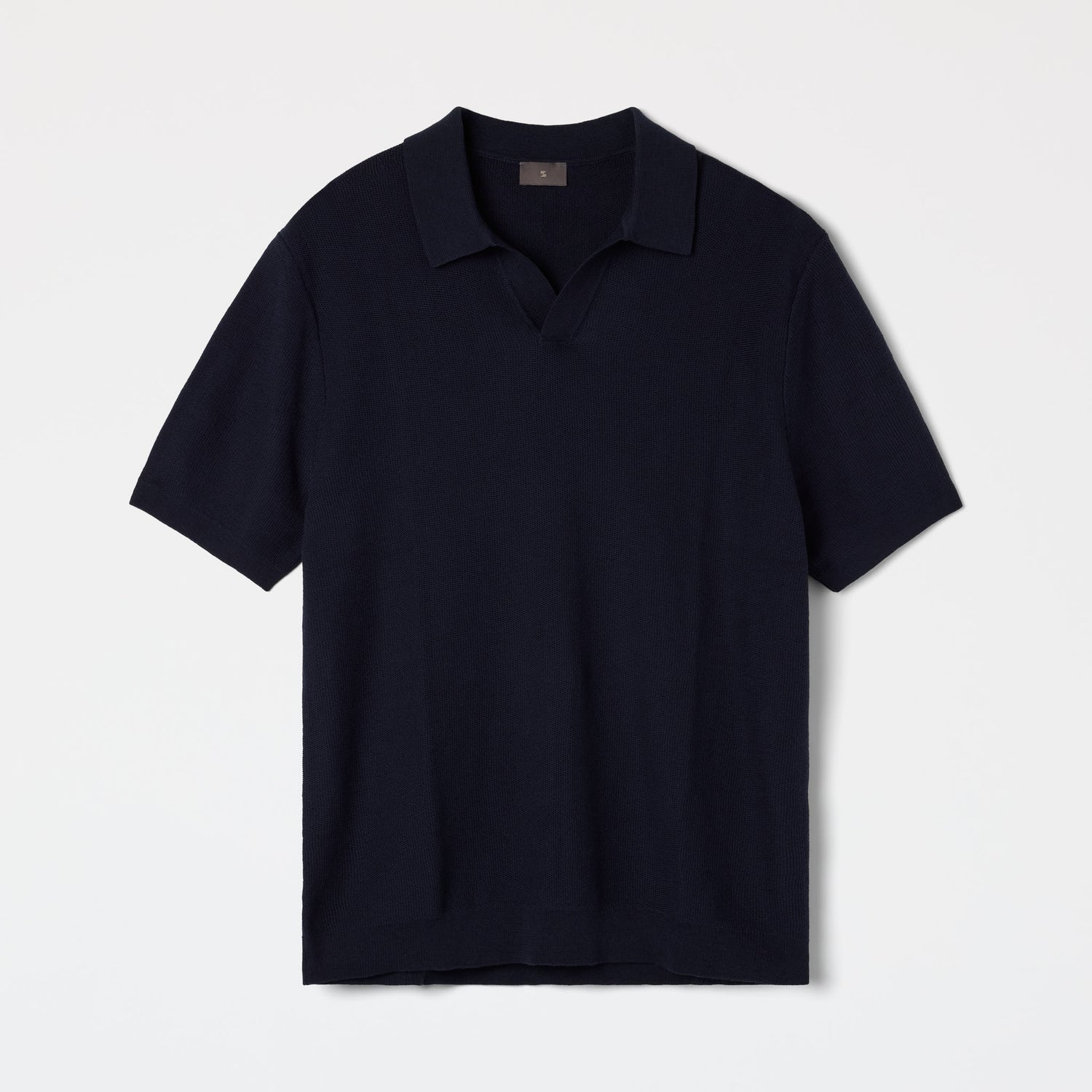 Men's Mercerized Cotton Textured Polo