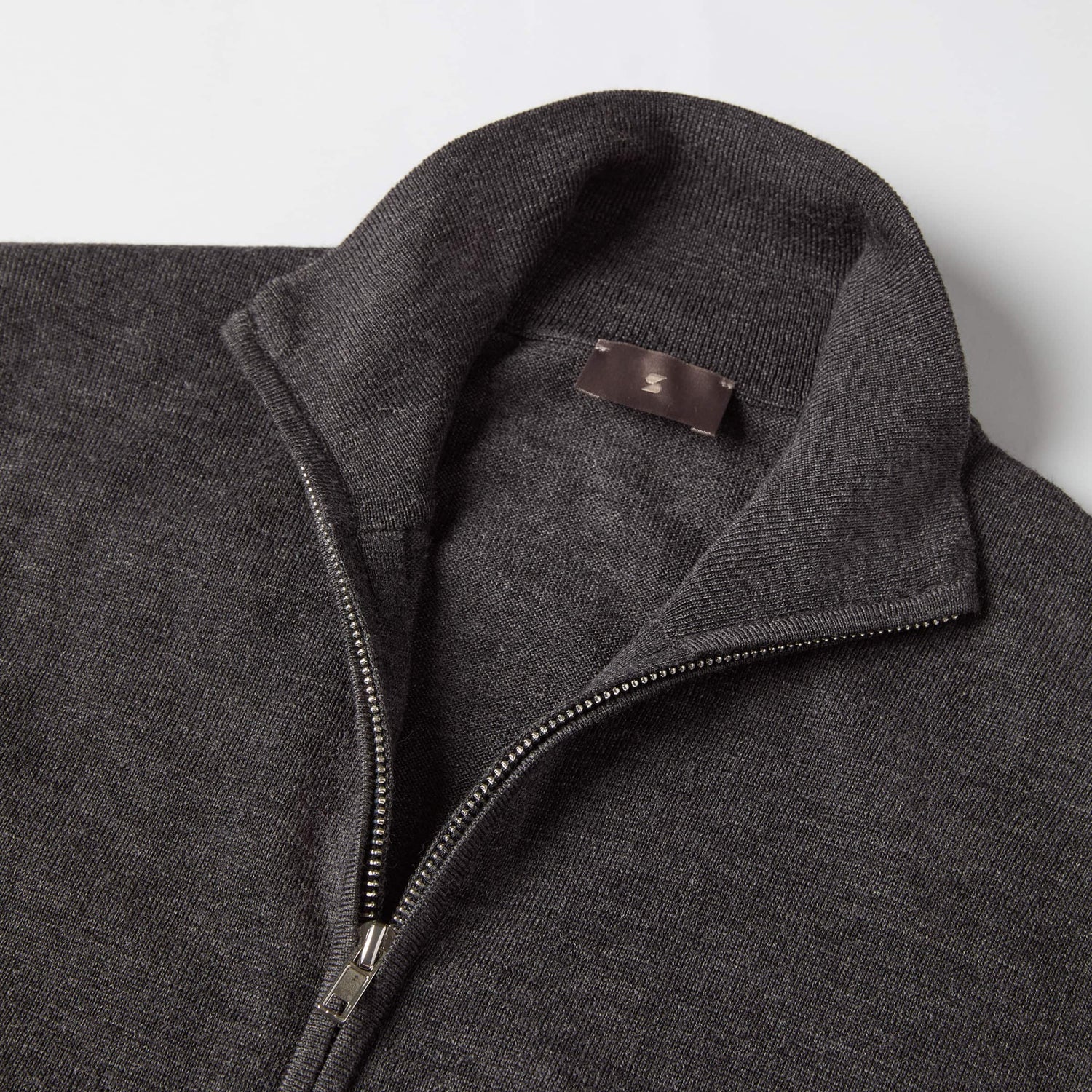 Brooks Brothers Mens Merino Wool Full Zip Sweater Brooks Brothers