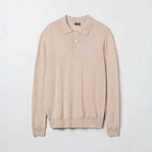 Men's Merino Long Sleeve Polo