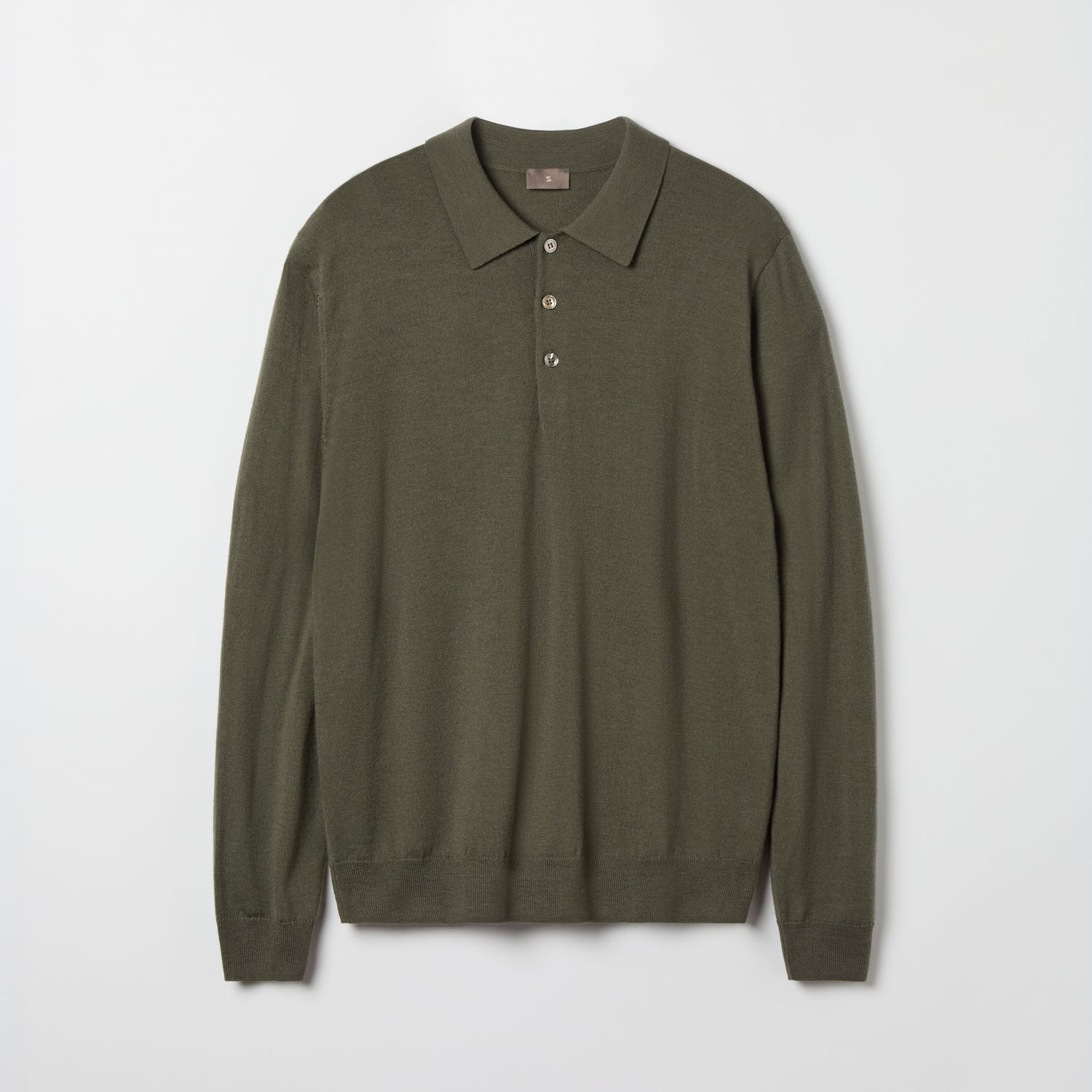 Men's Merino Long Sleeve Polo