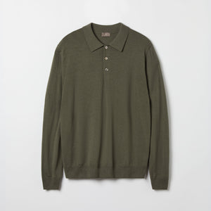 Men's Merino Long Sleeve Polo