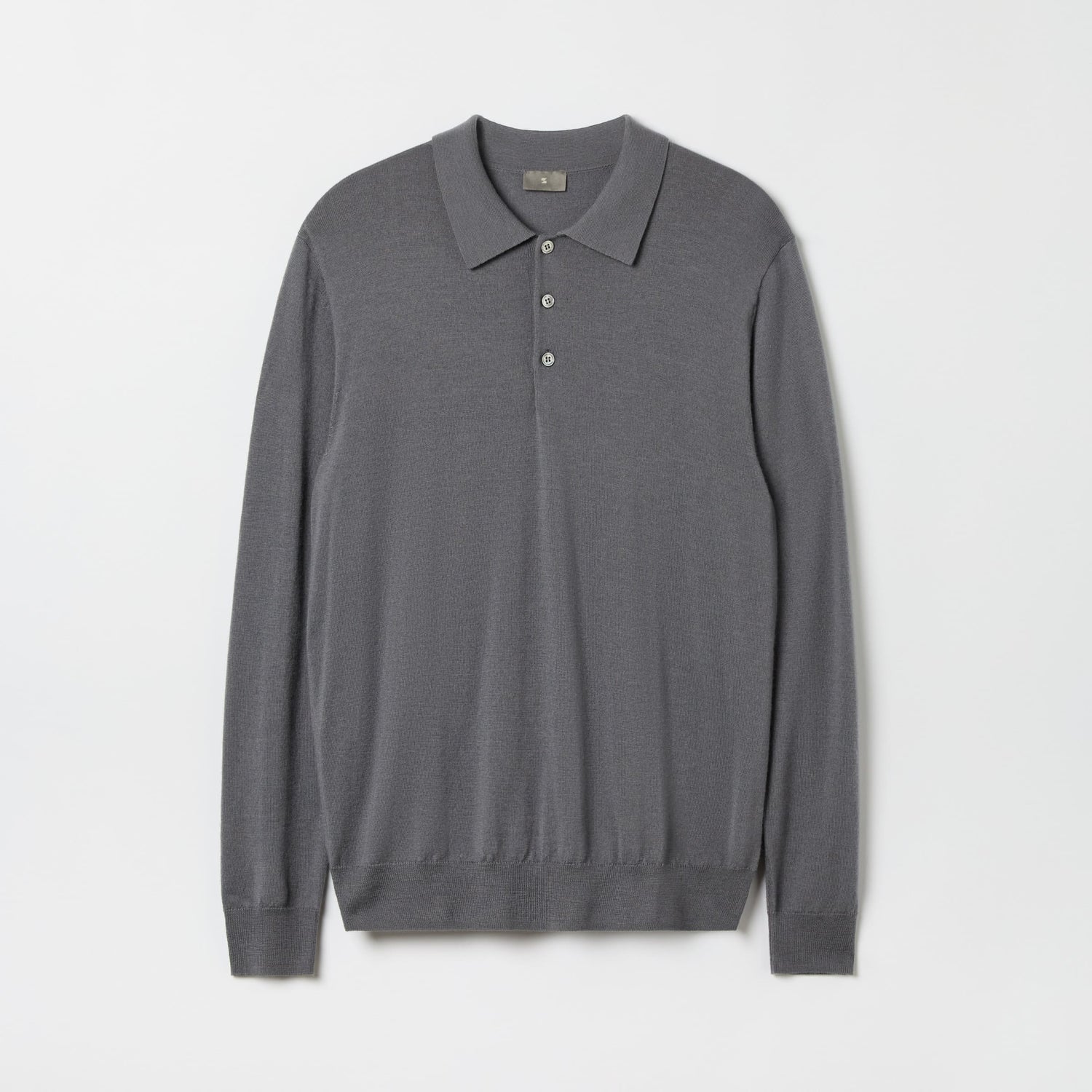 Men's Merino Long Sleeve Polo