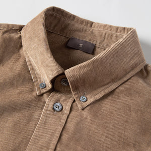 Men's Relaxed Button Down Corduroy Shirt
