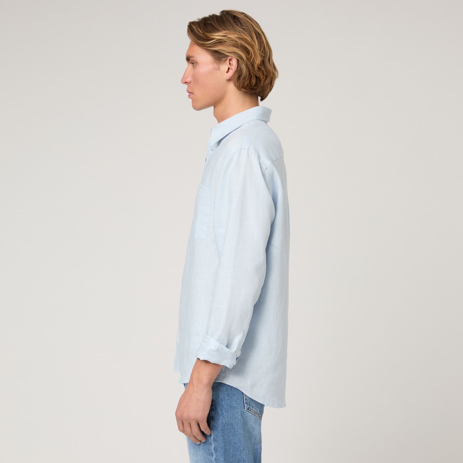 Men's Relaxed Linen Shirt