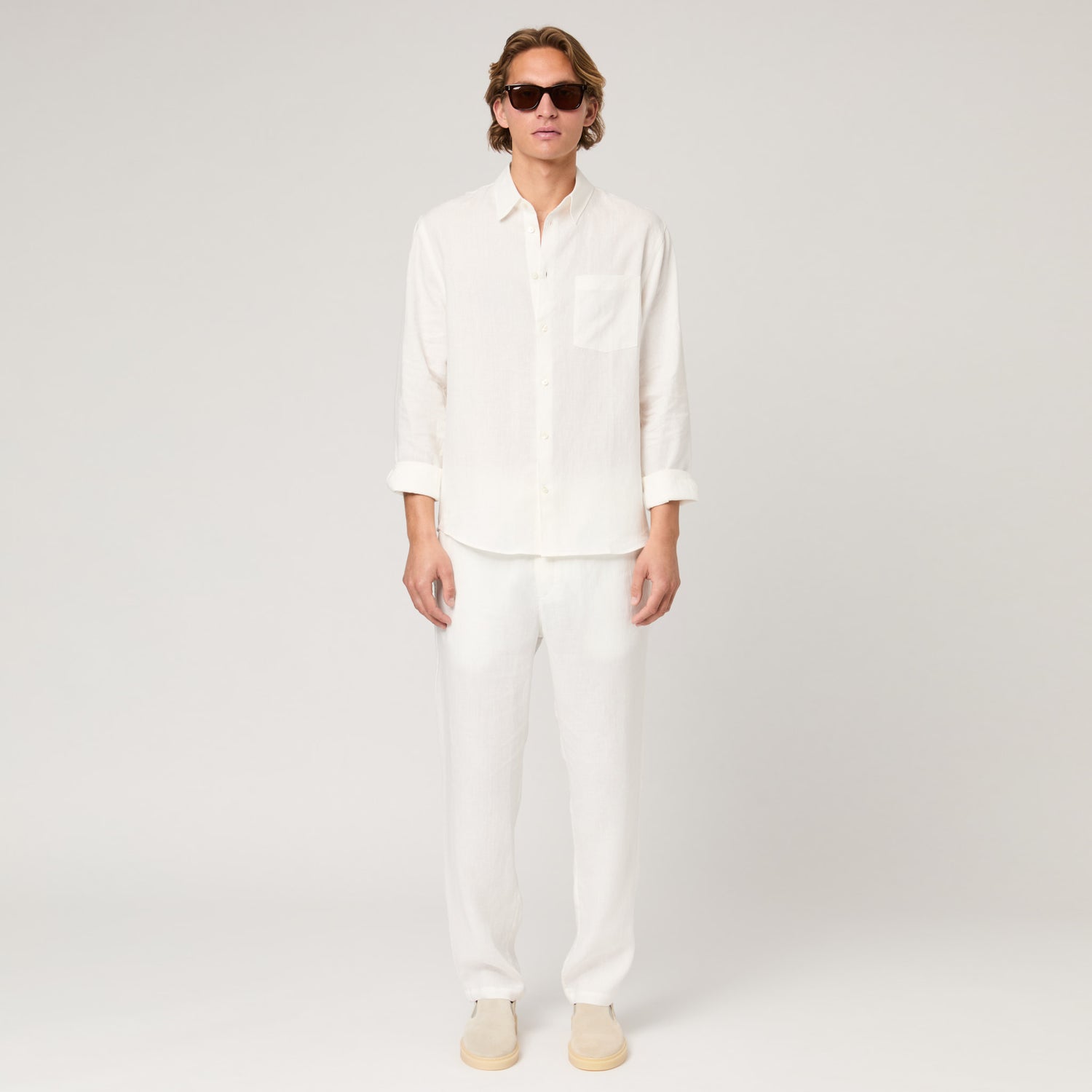 Men's Relaxed Linen Shirt