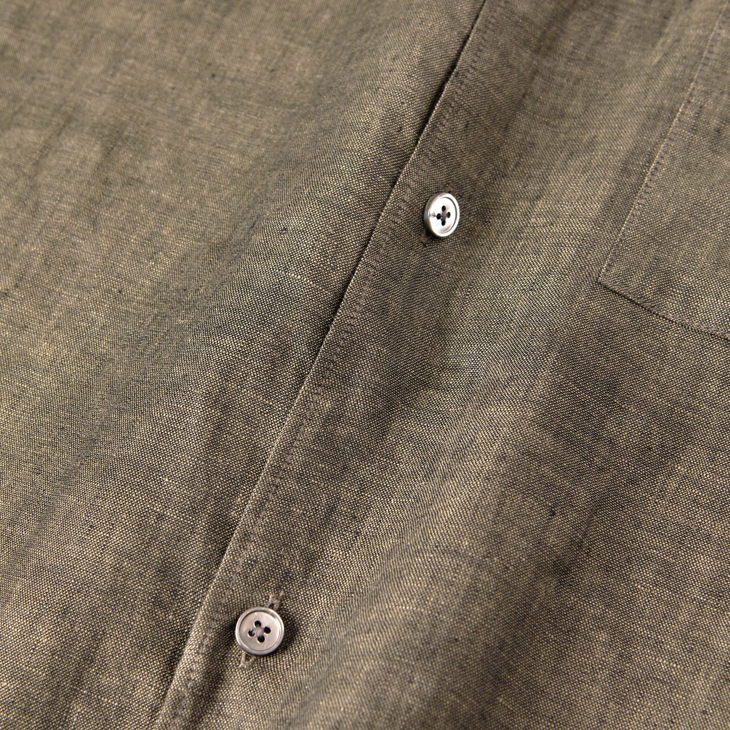 Men's Relaxed Short Sleeve Linen Shirt