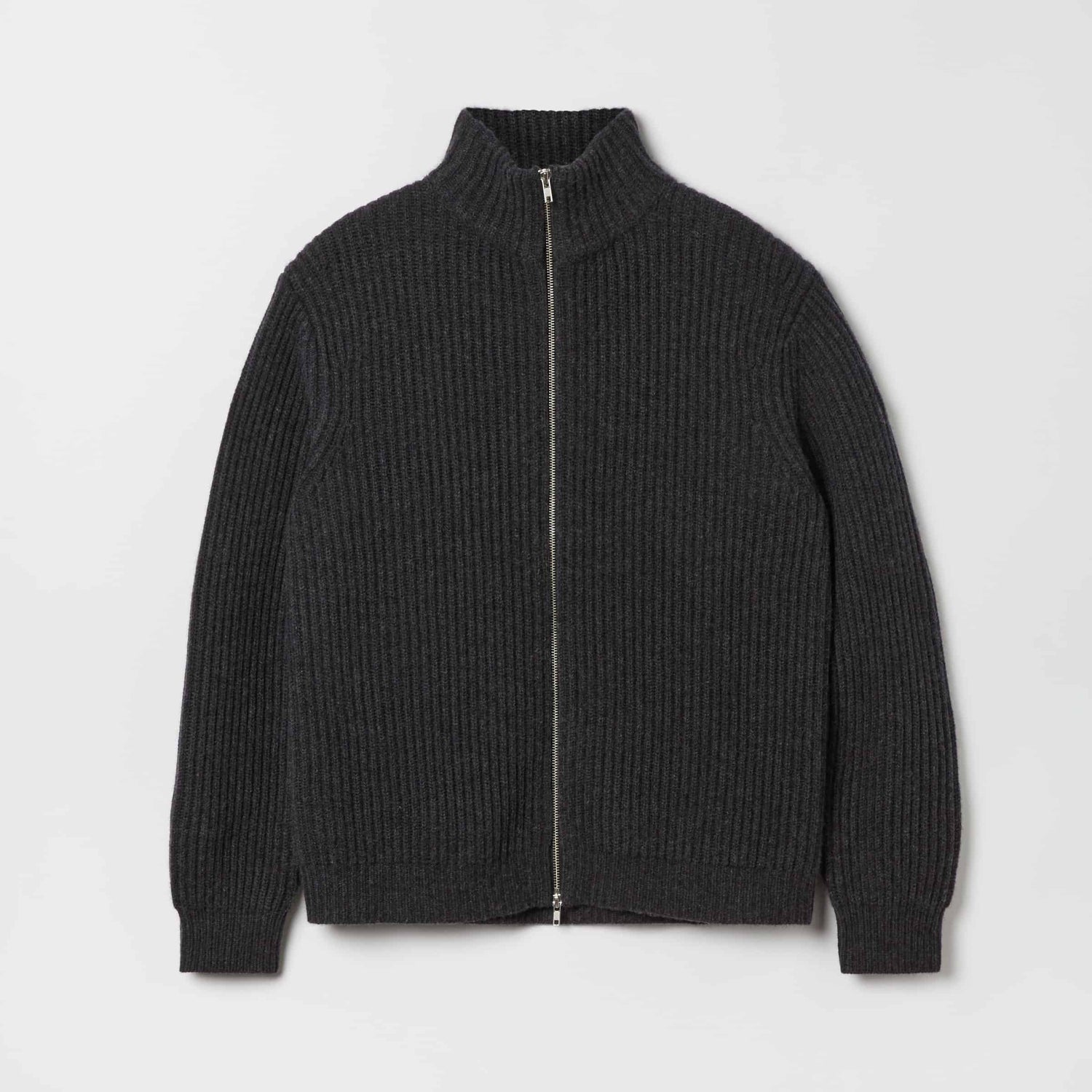 Men's Wool-Cashmere Zip Cardigan