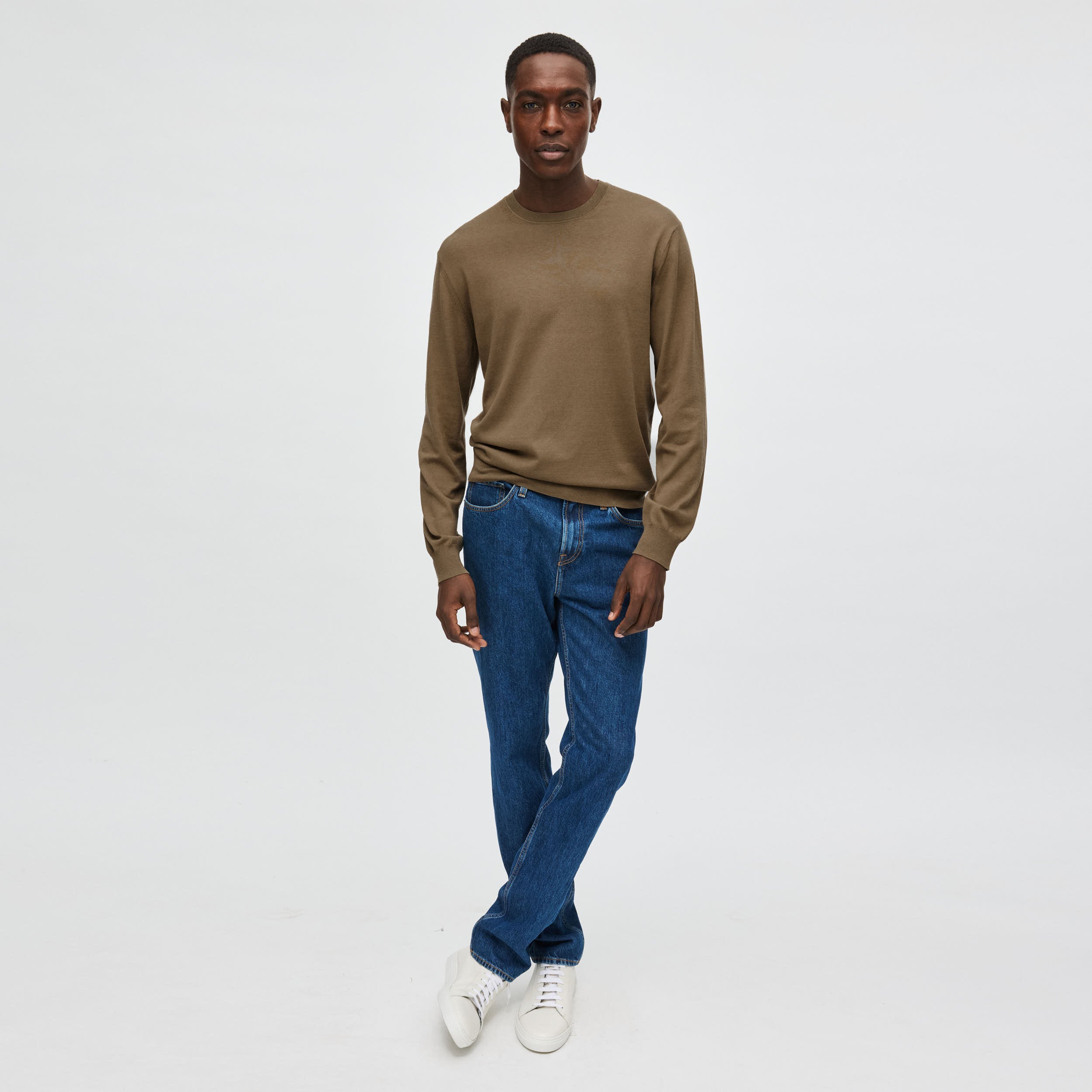 Men's Silk-Cotton Sweater - Silk-Cotton - Singular Society