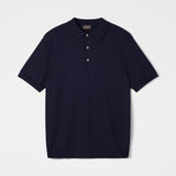 Men's Silk-Cotton Short Sleeve Polo