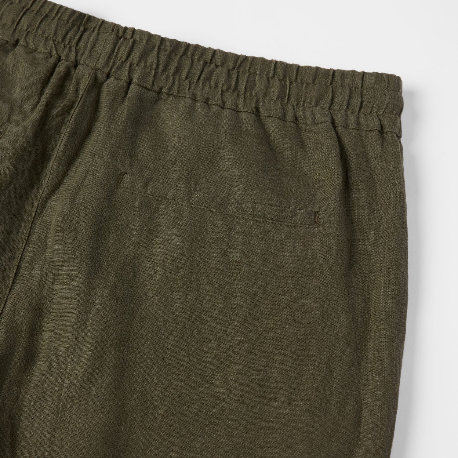 Men's Linen Drawstring Trousers
