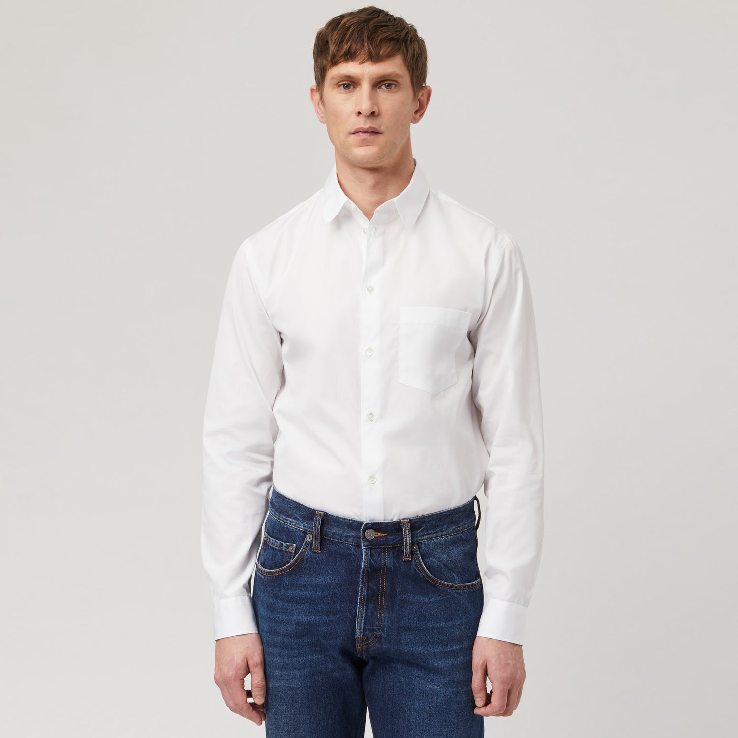 Men's Regular Cotton-Poplin Shirt