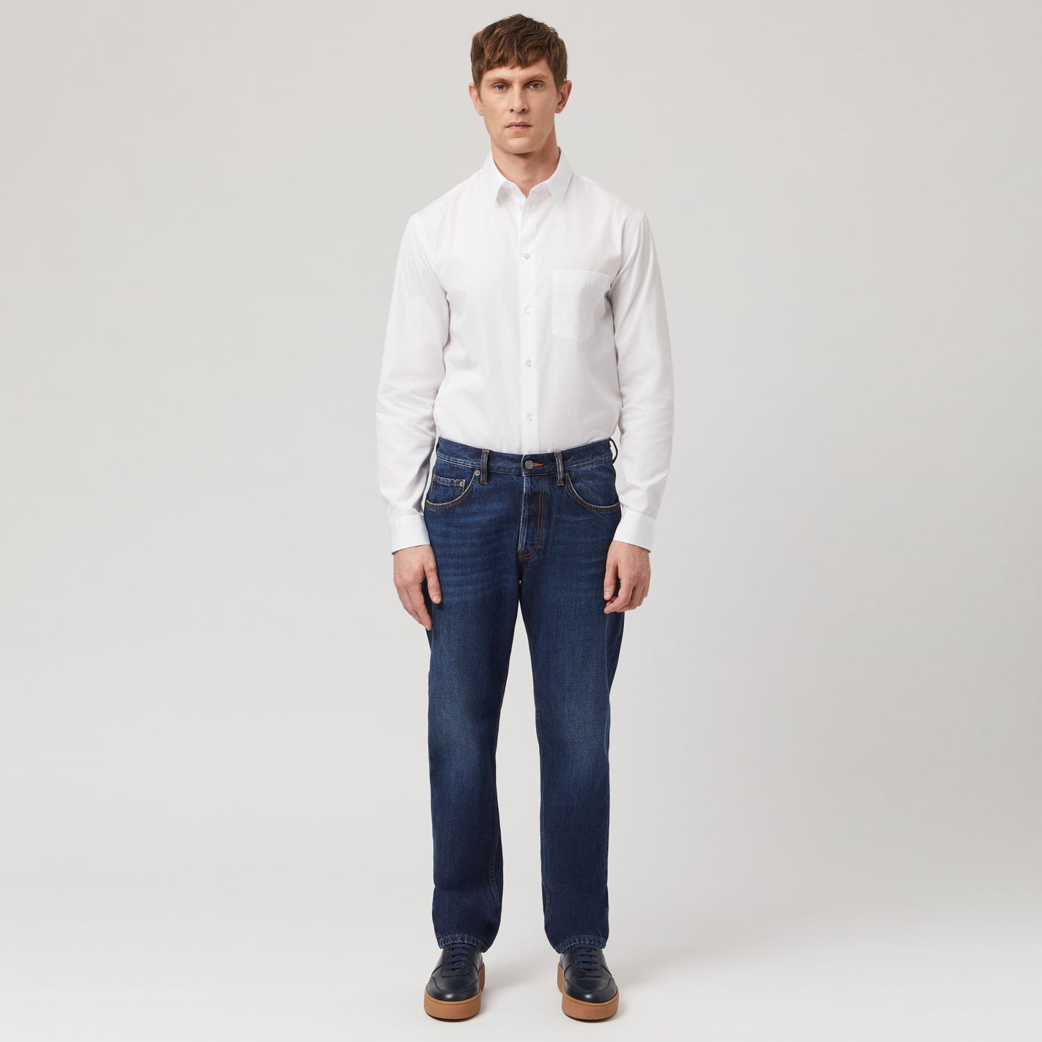 Men's Regular Cotton-Poplin Shirt